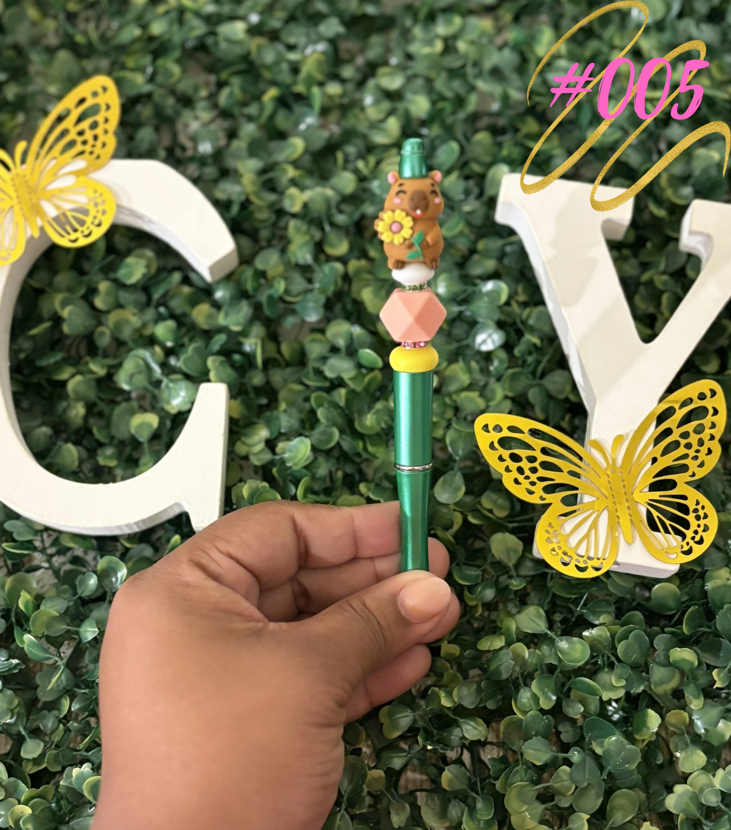 Bolígrafos personalizados con figuras temáticas 💖