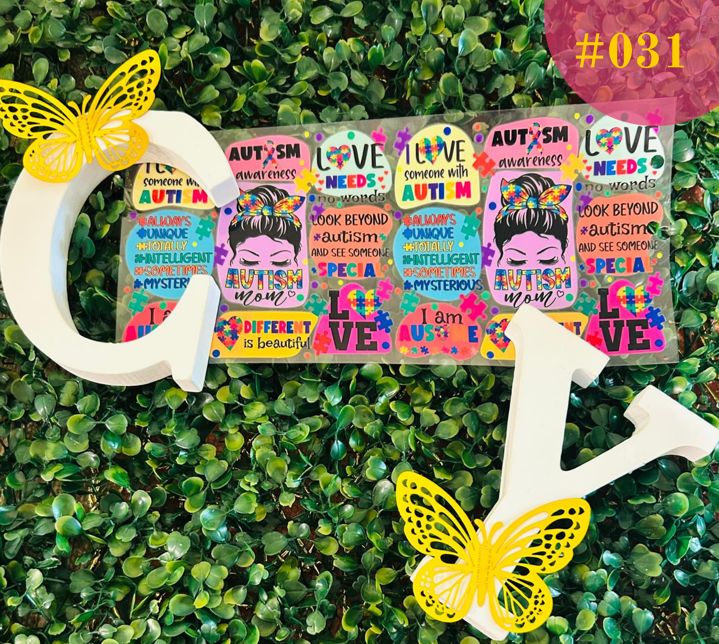 Stickers UV/DTF Vasos & Superficies 💖