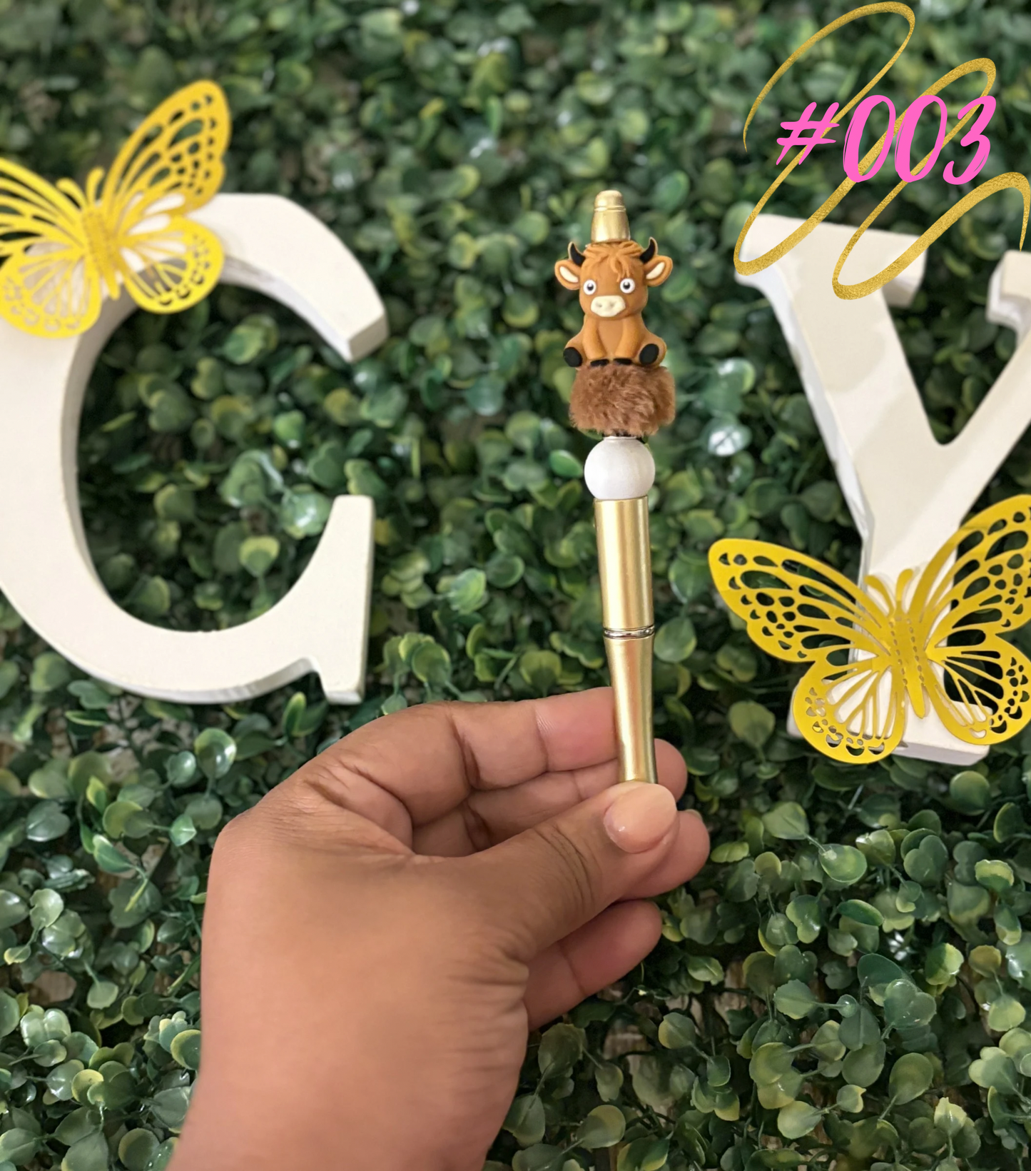 Bolígrafos personalizados con figuras temáticas 💖