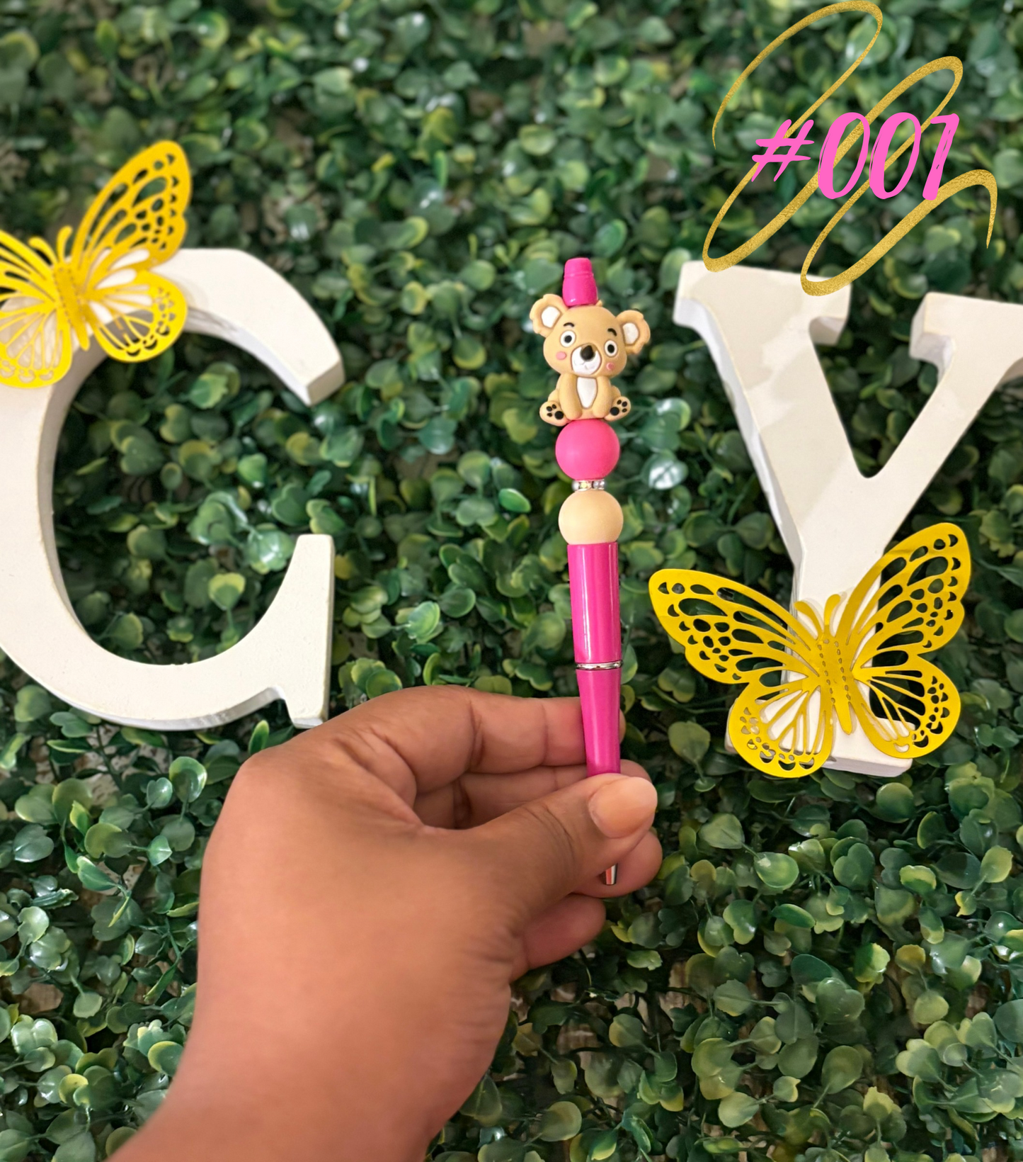 Bolígrafos personalizados con figuras temáticas 💖