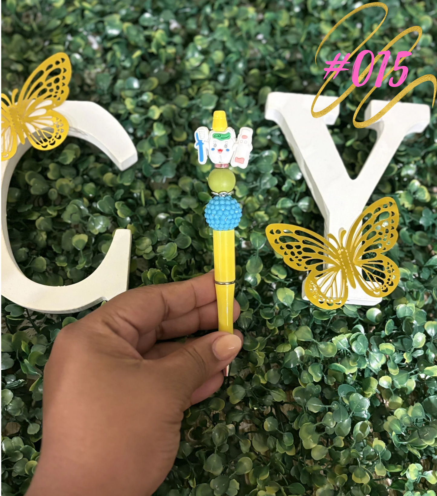 Bolígrafos personalizados con figuras temáticas 💖