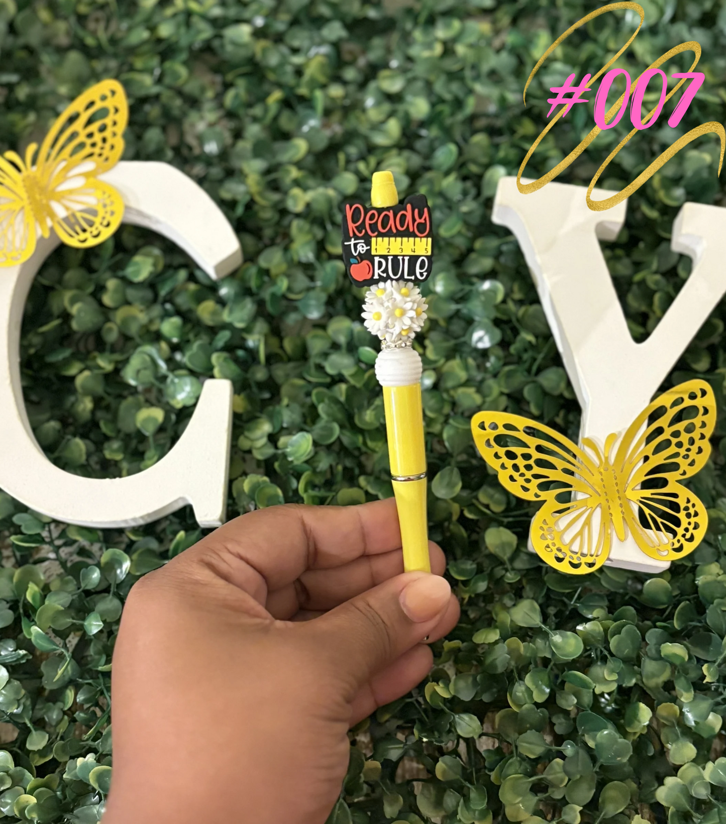 Bolígrafos personalizados con figuras temáticas 💖